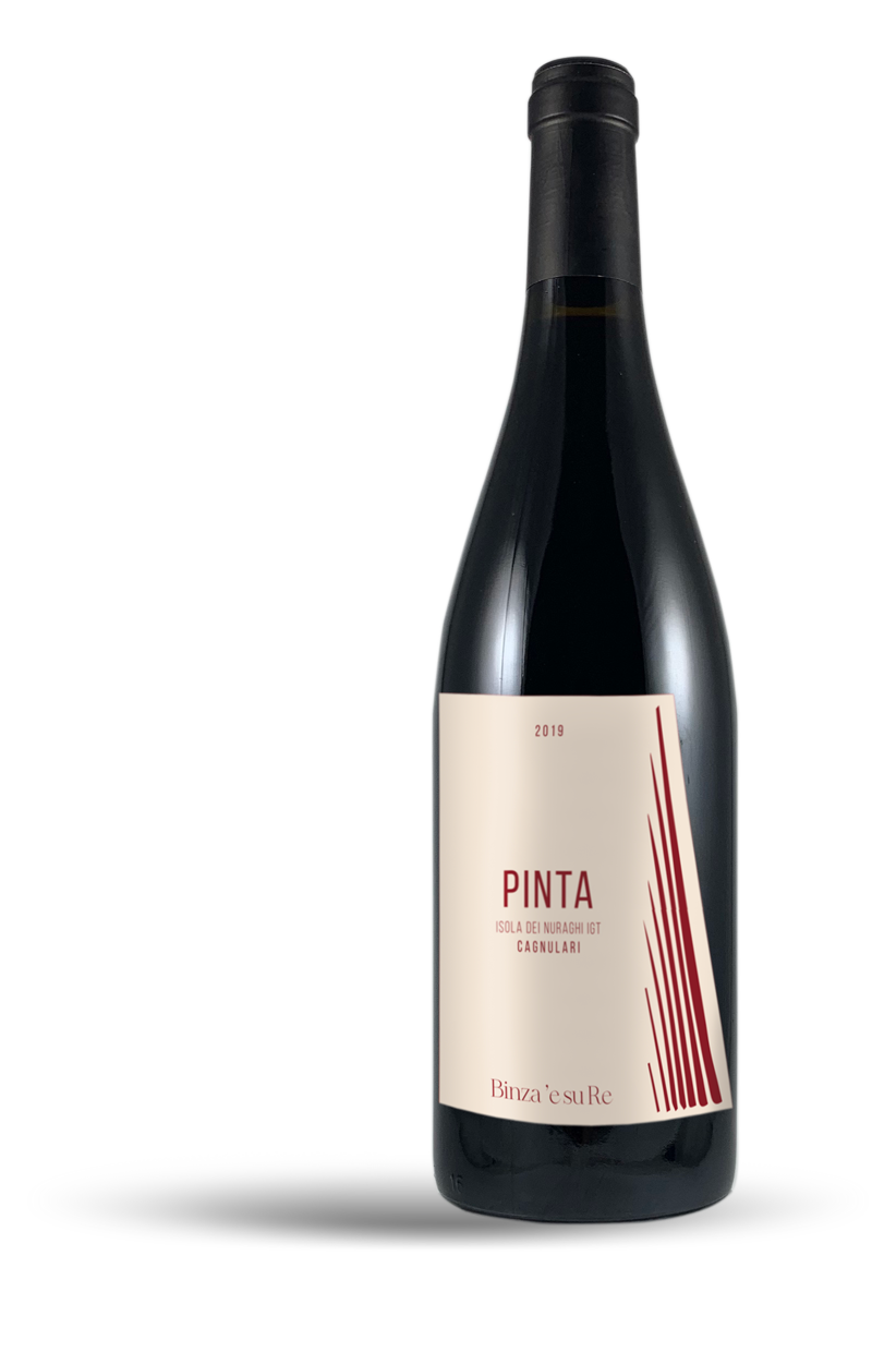 bottiglia-Pinta-Binzaesure-azienda-vinicola-vini-Sardegna-Usini-Francesco Manca