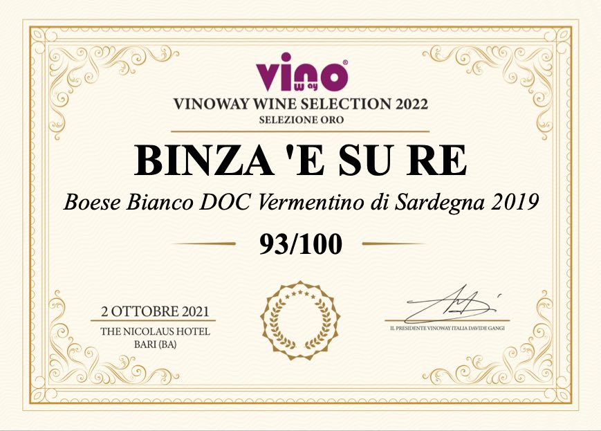 Vinoway Med Oro Boese 2019