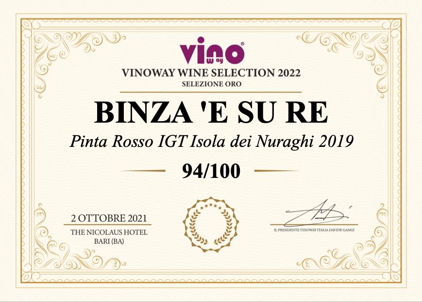 Vinoway Med Oro Pinta 2019