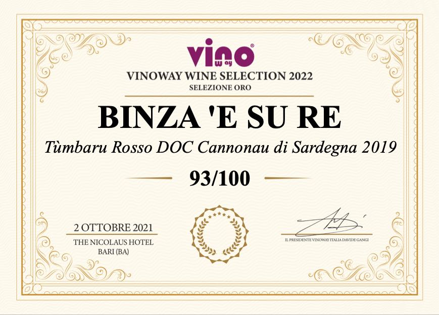 Vinoway Med Oro Tumbaru 2019